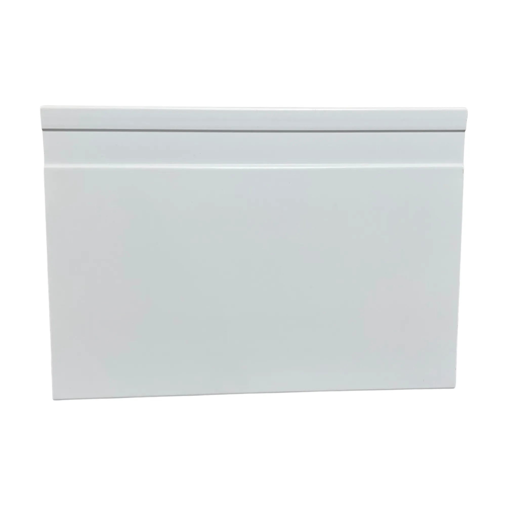 Rodapé premium 12x1x240 cm branco – Venda por unidade de 2,4 metros lineares