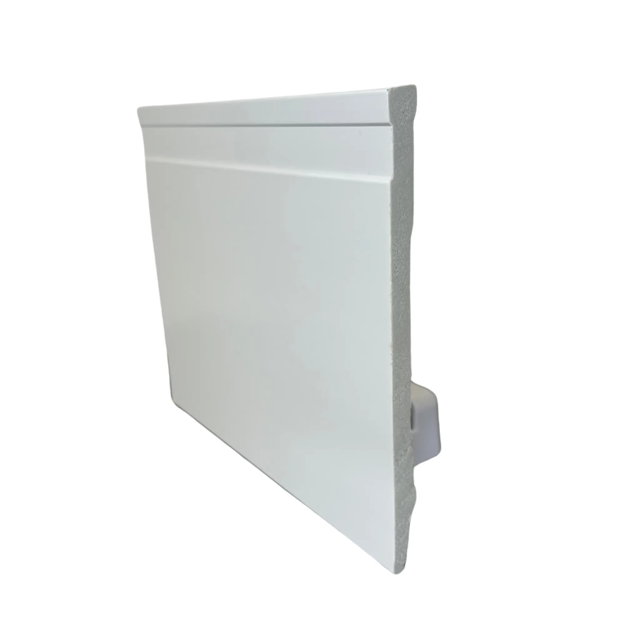 Rodapé premium 15x1x240 cm branco – Venda por unidade de 2,4 metros lineares