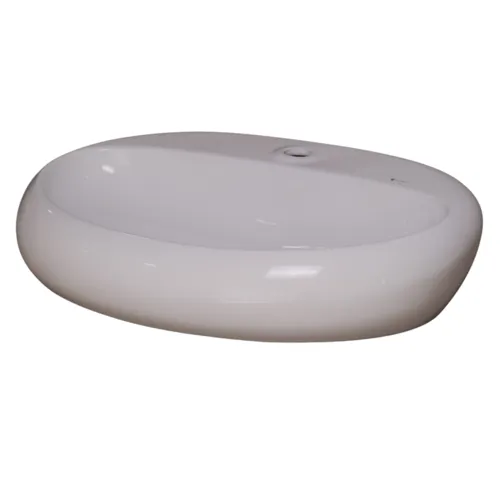 Cuba de apoio oval de mesa palermo