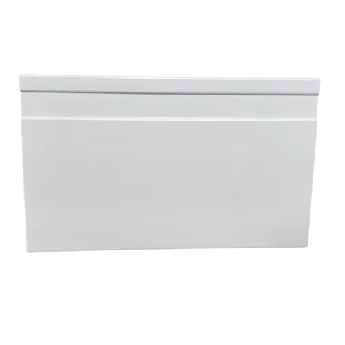 Rodapé premium 10x1x240 cm branco