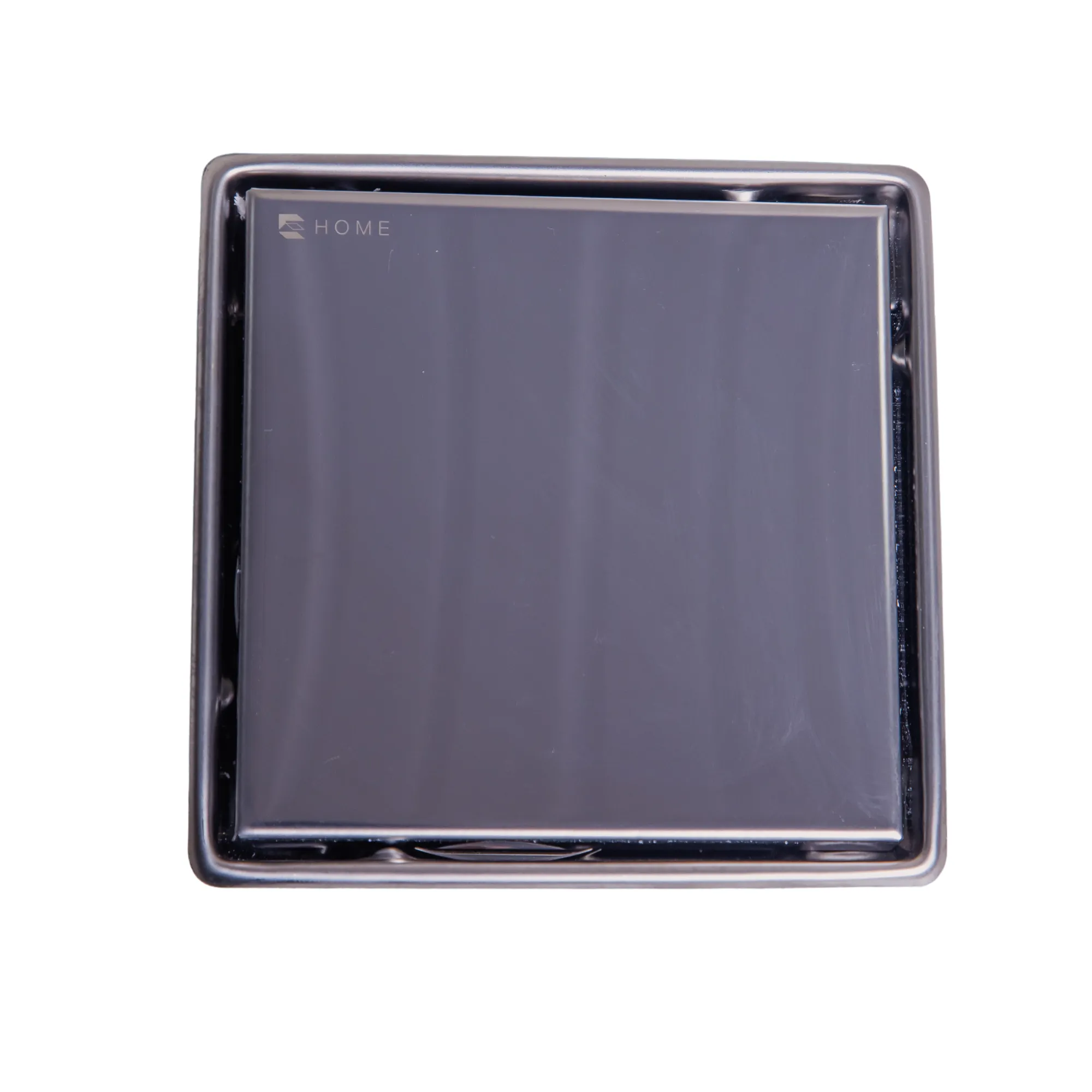 Ralo oculto com duplo acabamento inox 304 ehome 15x15 cm