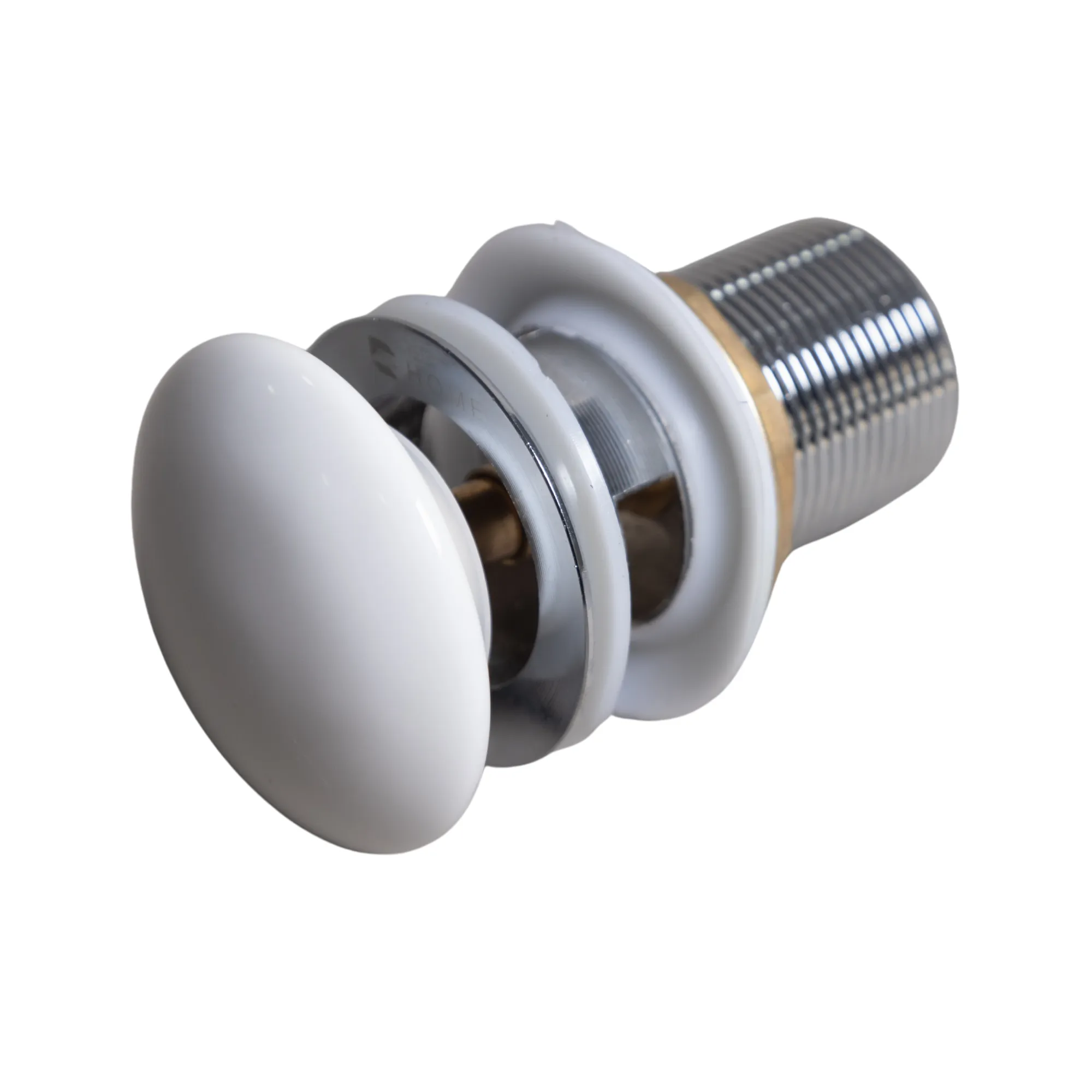 Válvula click branca com ladrão ehome 8cm 1-1/4” – tampa em cerâmica