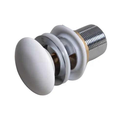 Válvula click branca com ladrão ehome 8cm 1-1/4” – tampa em cerâmica