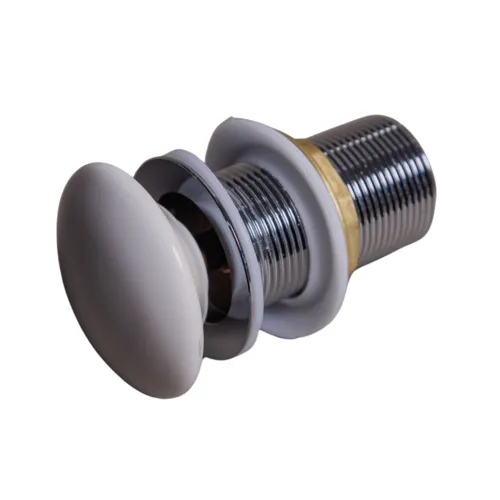 Válvula click branca sem ladrão ehome 8cm 1-1/4” – tampa em cerâmica